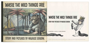 Rare First Printing of Where the Wild Things Are by Maurice Sendak, With First Printing Dust Jacket, Published November 1963